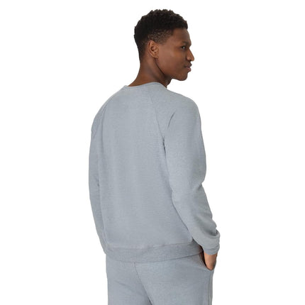 Hanes Men's Crewneck Sweatshirt, Tri-Blend French Terry, Concrete Pe Heather, M