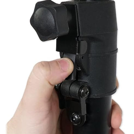 (2) Rockville RVSS4A Tripod Speaker Stands With Hydraulic Lift-Up and Lowering Mechanism - Handles Speakers Up To 154 Lbs