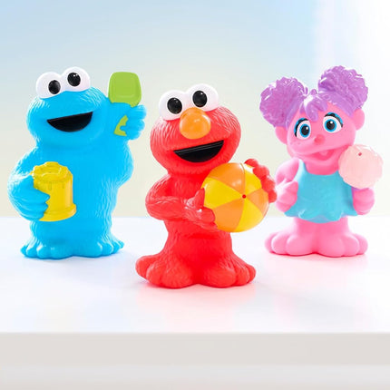 Sesame Street – Ensemble de 3 Jouets de Bain et de Piscine Flottants, Pistolets à Eau sous Licence Officielle pour Enfants dès 2 Ans par Just Play