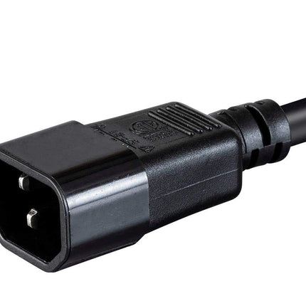 Cable de alimentación Monoprice - 1,8 metros - Negro | IEC 60320 C19 a IEC 60320 C14, 16AWG, 10A, Sjt, 100-250V