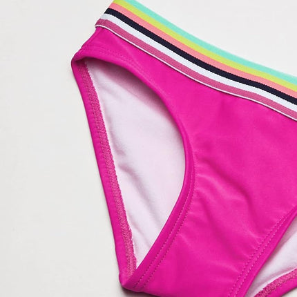 Kanu Surf Maillot de bain bikini athlétique de sport de plage Tanya UPF 50+ pour fille, Bobby Fuschia, 14