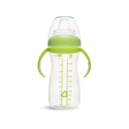 Munchkin Gentle Transition Baby Sippy Cup, Baby's First Sippy - Helps Babies & Toddlers Transitioning from Bottles to Cups, Spill Proof, 9 Months & Up, 10 Ounce, Green