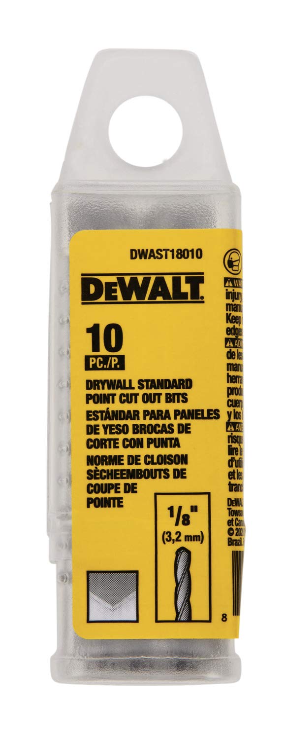 DEWALT DWAST18010 1/8IN DRYWALL STANDARD CUT OUT B