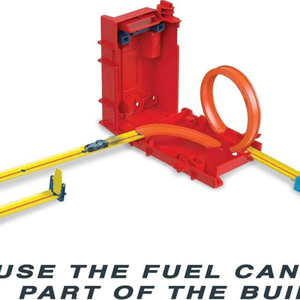 Hot Wheels Unlimited Fuel Can Stunt Box Playset & Car