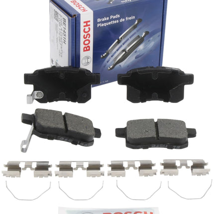 BOSCH BE1451H Blue Ceramic Disc Brake Pad Set With Hardware - Compatible With Select Acura TSX; Honda Accord; REAR