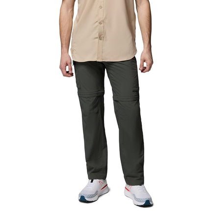 Columbia Men Silver Ridge Convertible Pants - Gravel, Size 38/30