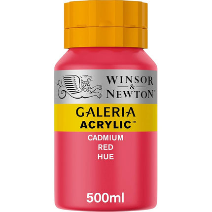 Winsor & Newton, Galeria Acrylic, Cadmium Red Hue, 500ml