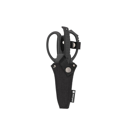 Snow Peak Kitchen Scissors and Knife Set, Black, 3