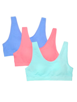 Fruit of the Loom Girls' Seamless Stretch Sports B