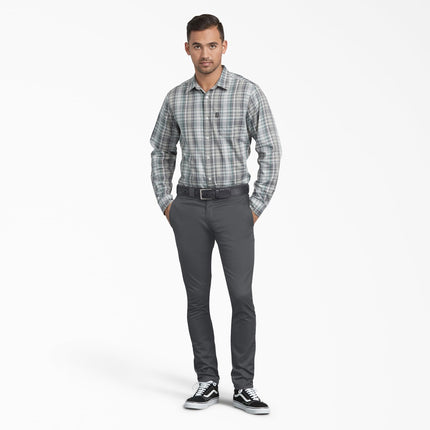 Dickies Mens Skinny Fit Work Pants, Charcoal, 31W x 30L
