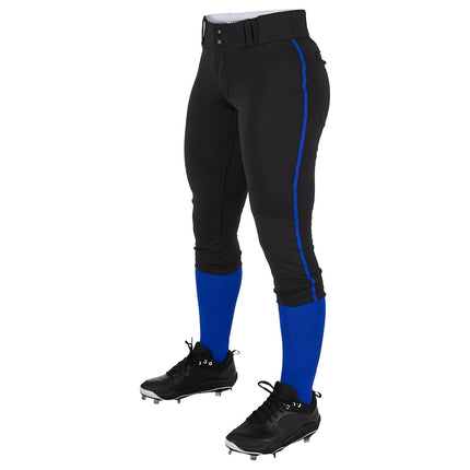 Champro Women's Tournament Low Rise Softball Pants with Side Piping
