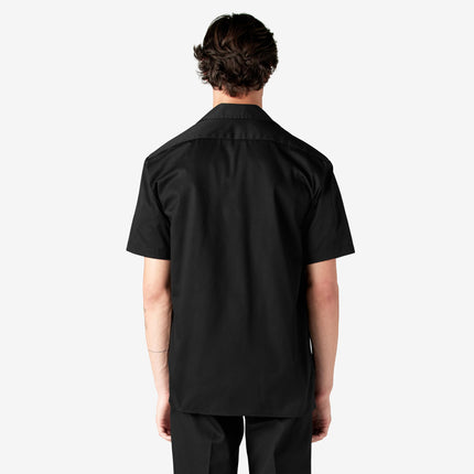 Camisa de trabajo de manga corta Dickies, Negra, 4X