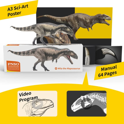 PNSO Prehistoric Dinosaur Models:68 Mila The Mapusaurus