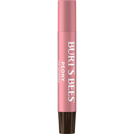 Burt's Bees 100% Natural Moisturizing Lip Shimmer, Peony - 4 Tubes