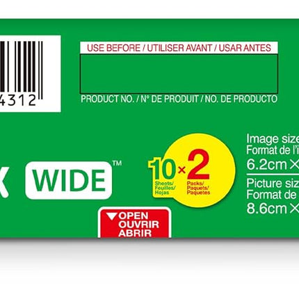 Fujifilm Instax Wide Film | 2 Pack