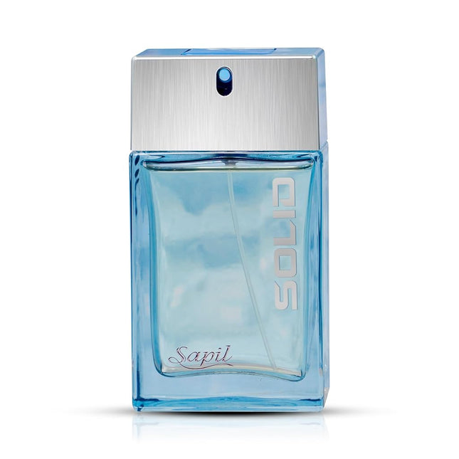 Sapil Solid - EDT Spray for Men - Powerful and Exotic Eau De Toilette - Long Lasting and Addictive Cologne - Opens with Citrus Notes - Perfect for Date Night or Evening Out - 3.4 oz