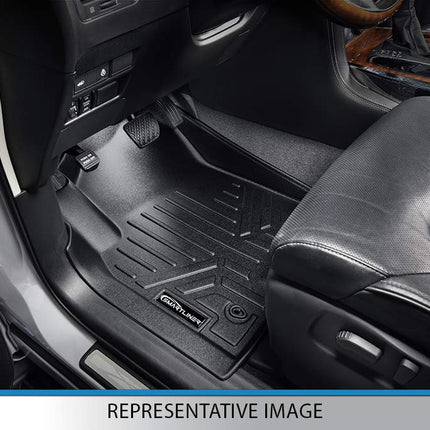 MAXLINER Floor Mats 2 Row Liner Set Black for 2010-2016 Buick Lacrosse