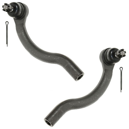 TRQ Outer Driver and Passenger Side Tie Rod Set 2 