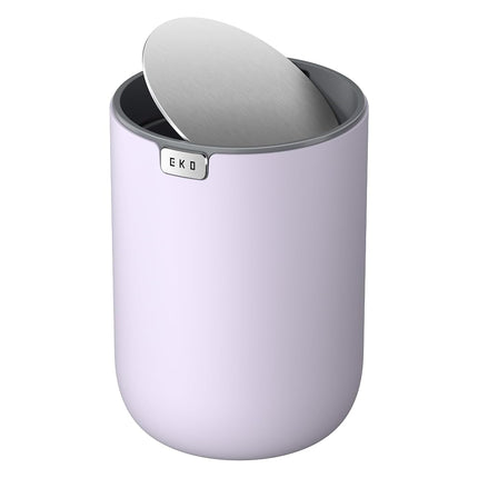 EKO 2.2L Mini Desk Bin with Swing Lid, Tabletop Ru