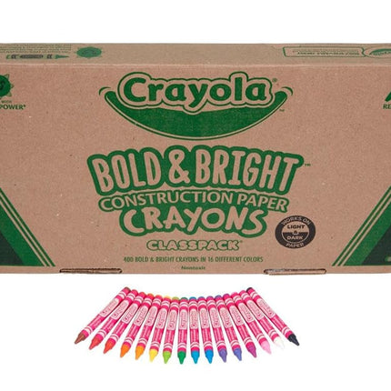 CONSTRUCTION PAPER CRAYON 400 CT