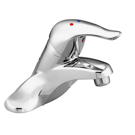 Moen L4605 Chateau - Grifo de baño de un solo mando sin conjunto de desagüe, cromado