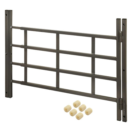 Prime-Line Products S 4778 Grille de fenêtre articulée, 55,88 cm - 96,52 cm de large x 53,34 cm de haut, 4 barres, Bronze