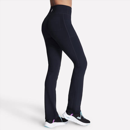 Skechers Women's GO WALK Joy Pant, Black/White, L