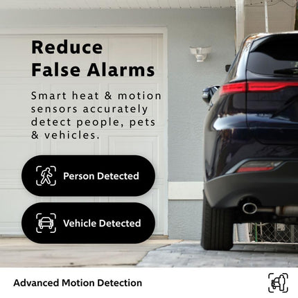 Caméra de sécurité dôme extérieure filaire 4K Swann AdvancedX™ PoE, vision nocturne en couleur, analyse/alertes vidéo IA intelligente, détection de mouvement avancée