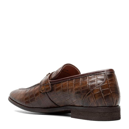 STACY ADAMS Men's Franz Tassel Slip-on Loafer, Cognac, 8