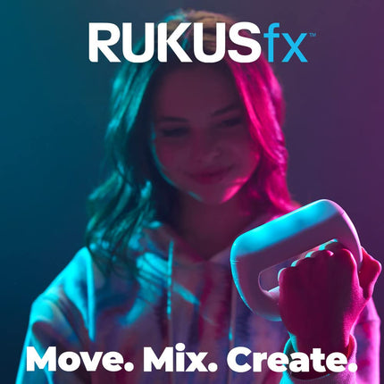 RUKUS Just Play fx Table de Mixage Musicale à Commande par Mouvement, Musique avec Lumières et Sons, avec Skin Bonus