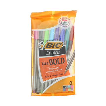 BIC Ballpoint Pen, 8 (7129), Assorted