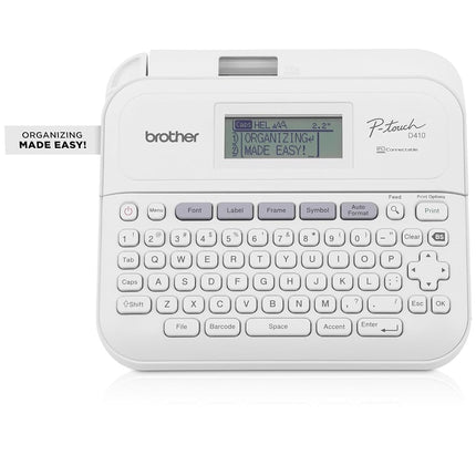 Brother P-Touch PT-D410 Home/Office Advanced Label Maker | Connect via USB to Create and Print on TZe Label Tapes up to ~3/4 inch (Renewed Premium)