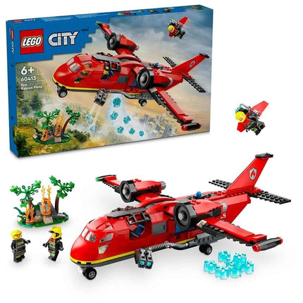 LEGO City Fire Rescue Plane Toy for 6 Plus Year Ol
