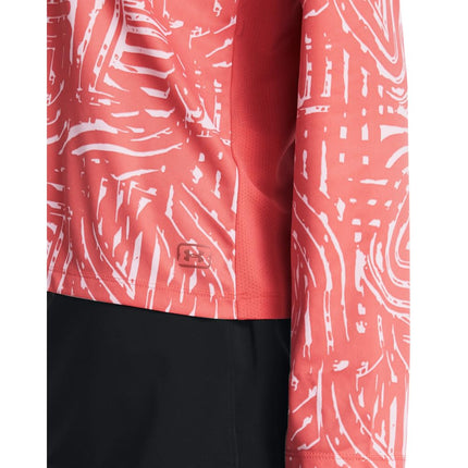 Under Armour Women's Iso-chill Shorebreak Long Sleeve T-Shirt, (811) COHO/Pink/Sedona Red, X-Small