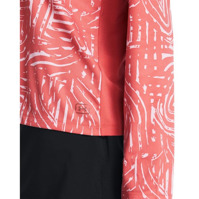 Under Armour Women's Iso-chill Shorebreak Long Sleeve T-Shirt, (811) COHO/Pink/Sedona Red, X-Small