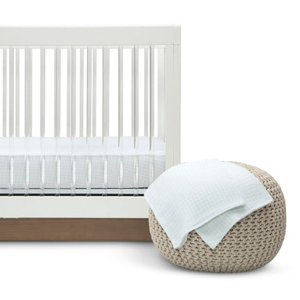 Delta Children Mantas de muselina 100% algodón para bebés y niñas – 119,4 x 119,4 cm (paquete de 2), Vida Marina