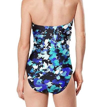Traje de baño de una pieza con estampado floral Speedo para mujer