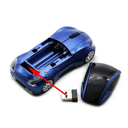 Souris d'ordinateur sans fil sport, souris optique pour ordinateur portable de jeu (noir)