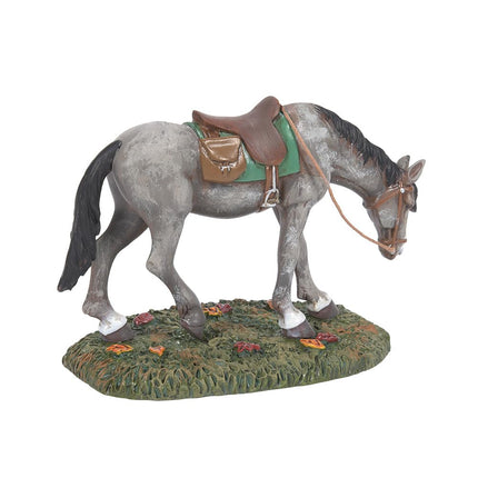 Department 56 Snow Village Halloween Accessories Gunpowder The Horse Figurine, 3.2 Inch, Multicolor