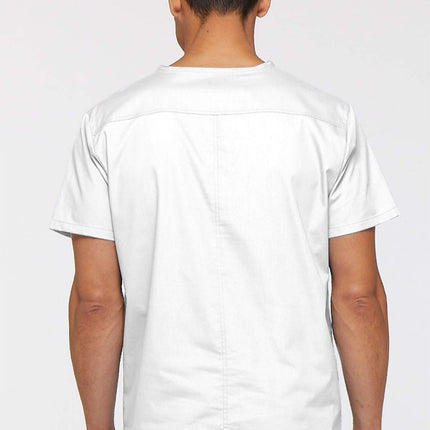 Dickies EDS Signature Uniformes Médicos para Hombre Cuello en V 81906, Blanco, Grande