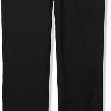 Nautica Boys' Flat Front Stretch Twill Chino Khaki