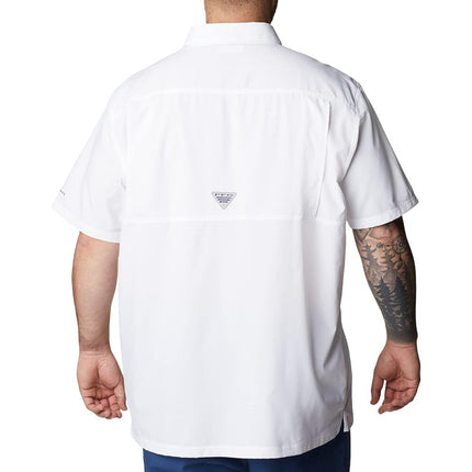 Columbia Men's Slack Tide Camp Shirt, White, 5X