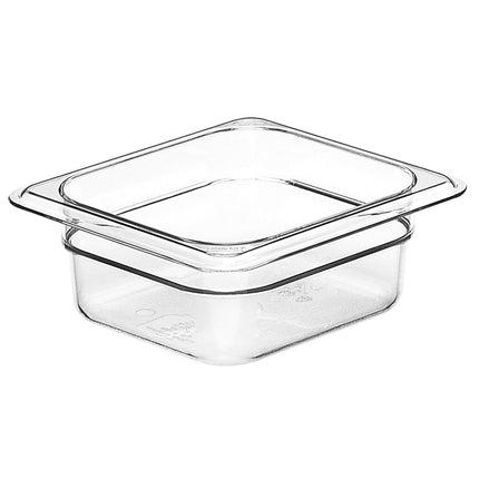 Cambro Camwear Food Pan, 1/6 by 2-Inch, Clear