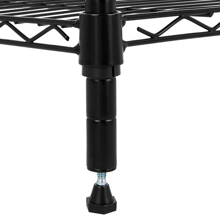 AmazonBasics 5-Shelf Shelving Unit - Black