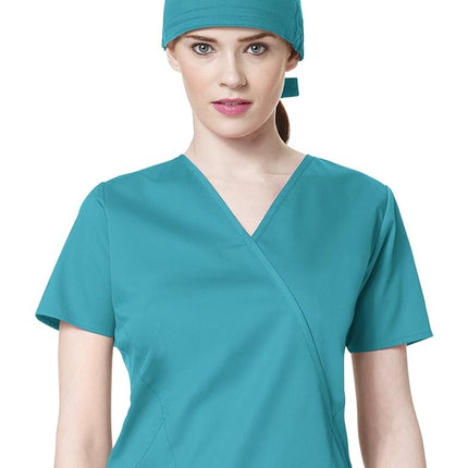 WonderWink Men's Wonderwork Unisex Scrub Cap, Black, One Size