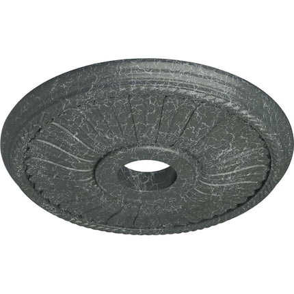 Ekena Millwork CM20BE1AGC Berkshire Ceiling Medallion, Hand-Painted Athenian Green Crackle, 20 1/8" OD x 3 7/8" ID x 1 7/8" P (Fits Canopies up to 6 3/8")