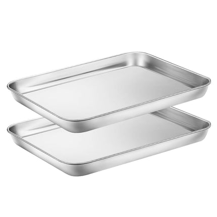 HKJ Chef Baking Sheets Set of 2, Cookie Sheets 2 P
