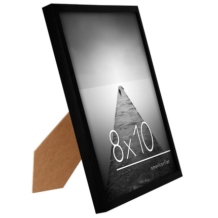 Americanflat 8x10 Photo Frame 12-Pack - Gallery Wall Frame Set - Black