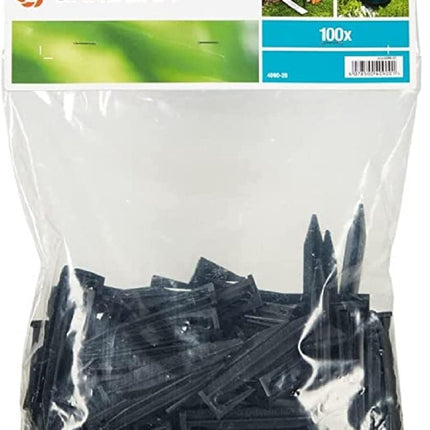 Gardena Hook: Moror Boat Accessories, Set of 100 Hooks for attaching limiting and Search Wires, Hooks act as a Cable Holder, Easy Attachment, for Articles 4071 and 4072 (4090-20)