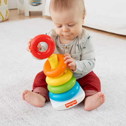 Fisher-Price Baby Toy Pyramid Hoops for Kids 6 Months and Up